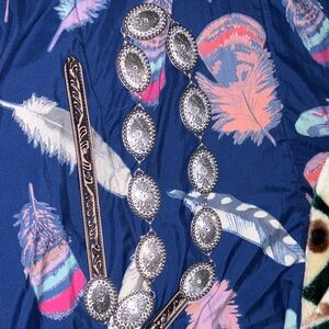 Nocona Black Leather Belt